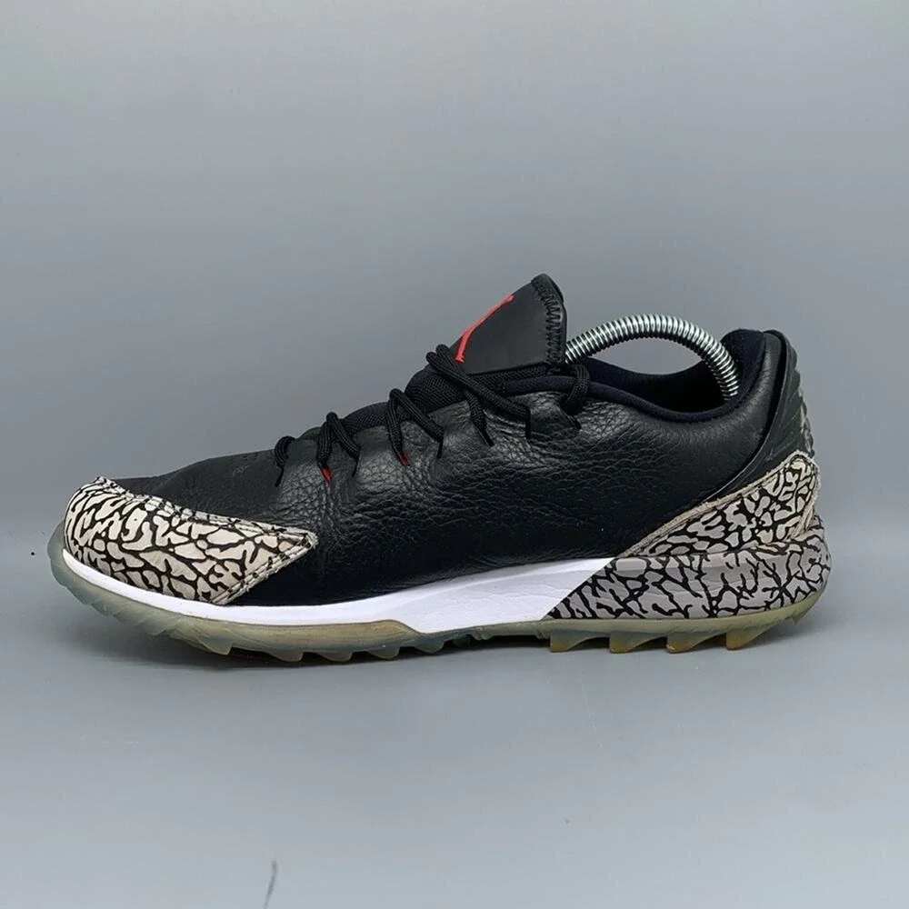 Jordan‎ ADG Black Cement Golf Shoes AR7995-001 Men's Sz 9.5